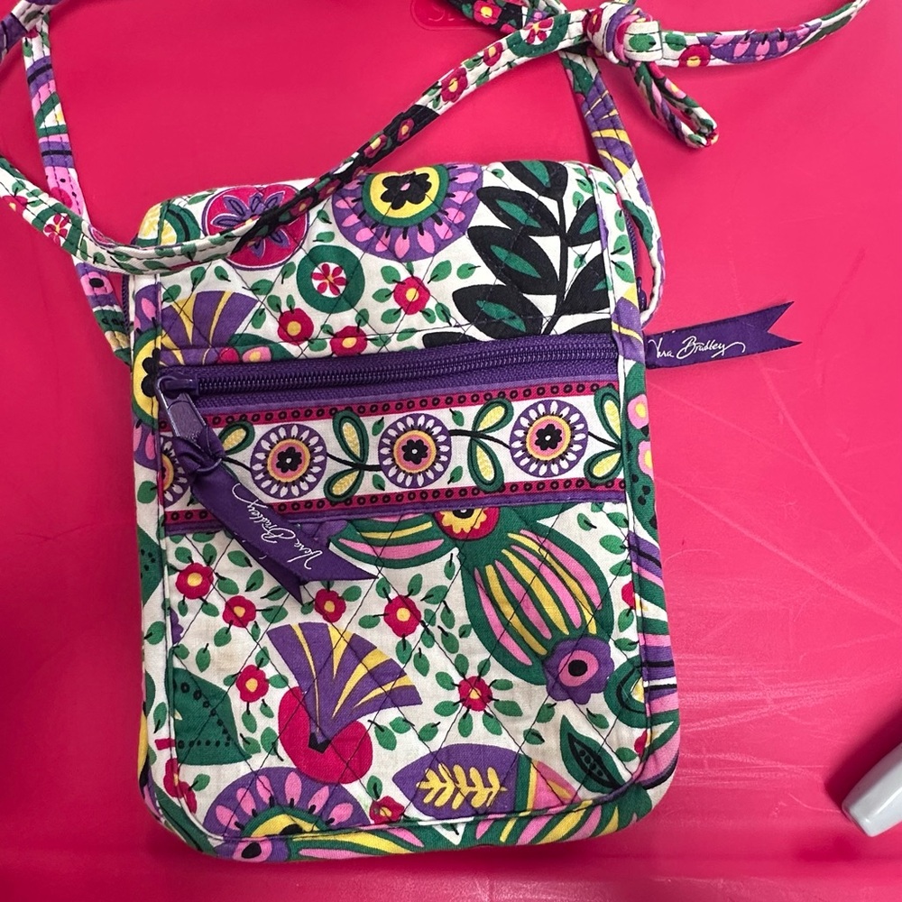 Vera Bradley Floral Crossbody Bag - Multicolor